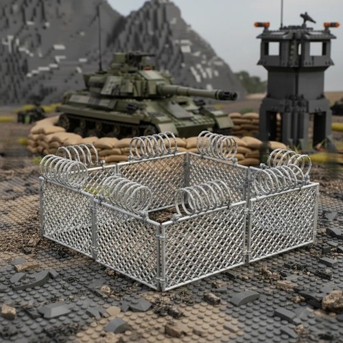 Minifigure army military base - minifigure,