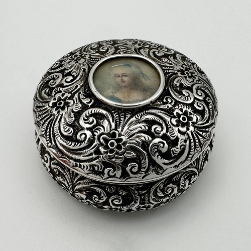 Victorian snuff box sterling - snuff,