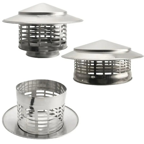 Stainless steel chimney roof - stainless,
