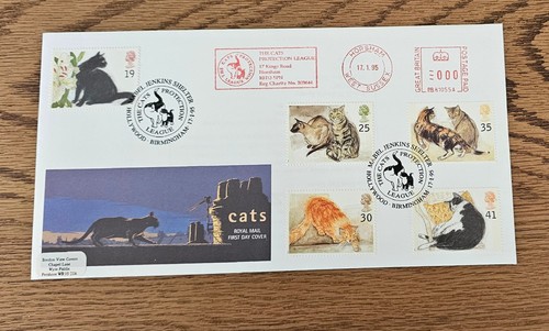1995 cats first day cover - 1995,