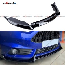 Front Bumper Spoiler Lip Body Kit Splitter For Ford Fiesta ST MK6 MK7 MK7.5 ST