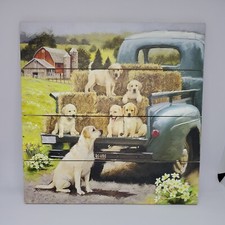 Rustic Pallet Art - "Lots of Help" - Amish Made in the USA