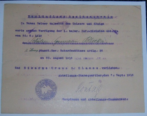 German small iron cross 2nd - -,
