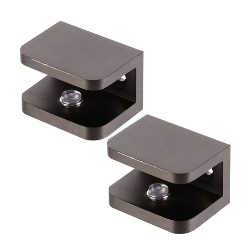 2pcs glass shelf bracket - glass,