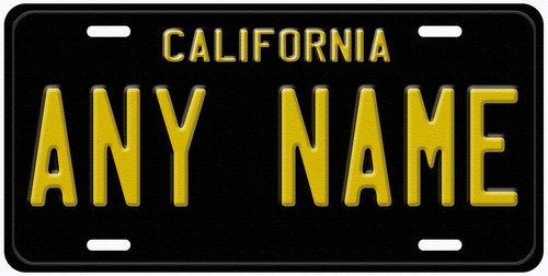 California black personalized - california,
