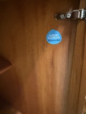 Mid Century Teak Nathan Square Compact Sideboard Drawers Retro