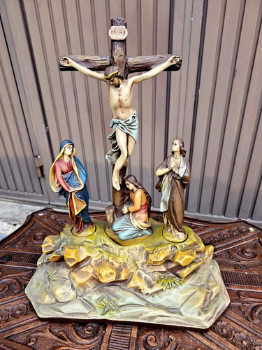 Antique chalkware religious - chalkware,