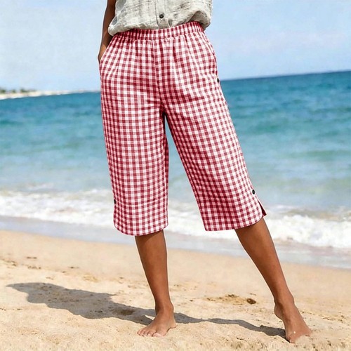 Women plaid printed - printed, regular
