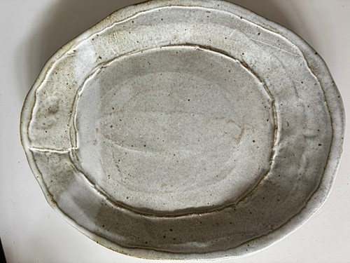 Hand thrown rustic - rustic, plate