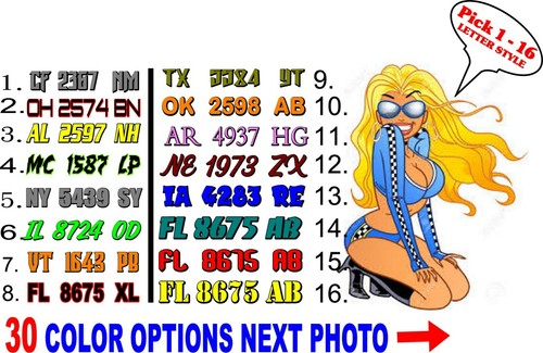 Boat registration numbers - registration,