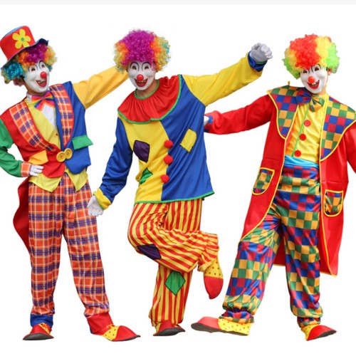 New adult clown costume stage - adult,
