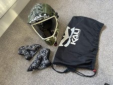 Kali Avatar Oslo Green Full face Racing Helmet XS BMX biking Protection Signed