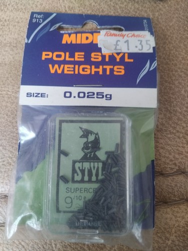 Middy pole style weights - pole, 0