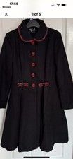 Hell Bunny Coat Size 20 BNWT Black Tartan 