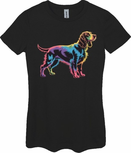 Field spaniel splash art - field,