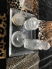 Crystal glass dressing table