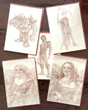 5x Paul Kidby Prints card