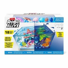 Robo Alive Light Up and Glow In The Dark Aquarium Set (3+ Years) Brand New