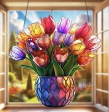 Tulips Vase Colourful