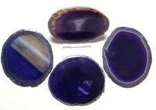 Purple Agate Slice Coaster