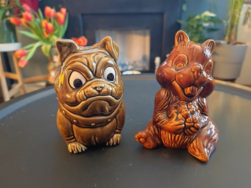 Vintage sylvac pottery bulldog - vintage,