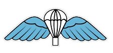 Parachute Wings Airborne PARA (SK54) Waterproof Vinyl Stickers Decal Army