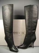 JIMMY CHOO DRAPE BLACK CALF