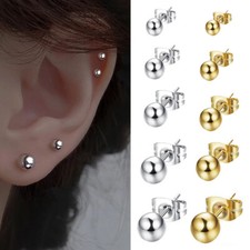 Pair Stainless Steel Stud