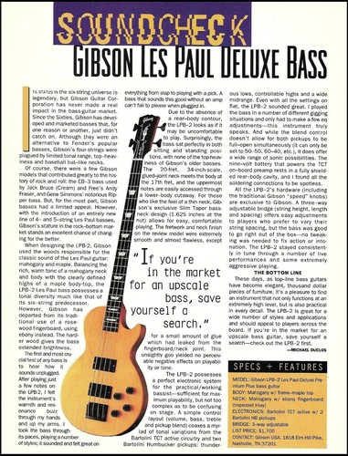 The gibson les paul - paul, deluxe