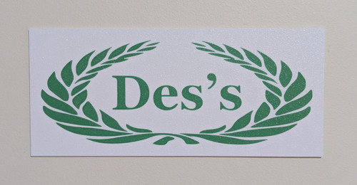 Des logo wall sign south - logo,