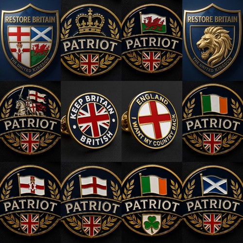Patriot patriotic enamel pin - patriot,