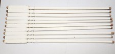 10 Vintage Balusters Painted Turned Wood Stair Spindles 36" Long Oak? Salvage