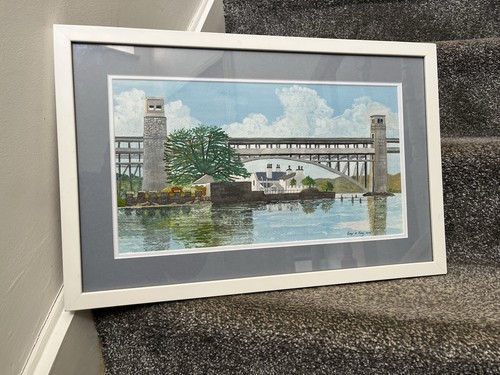 Original framed watercolour - original,