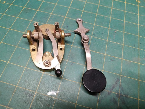 Old broken telegraph morse - broken,