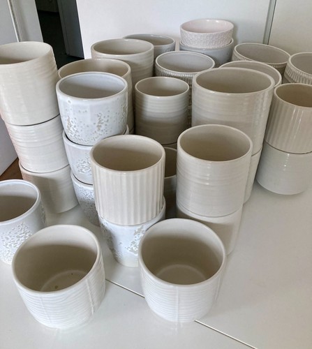 Ceramic indoor house - , plant