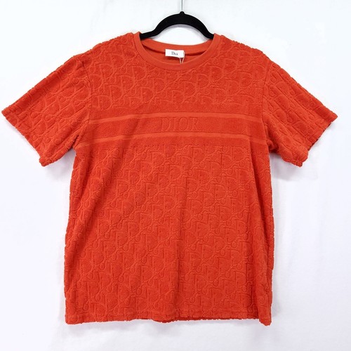 Dior terry monogram tee - dior, medium