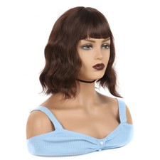 Bob Short Hair Wigs Natural Look in Cospaly Party Ladies Full Wig in Daily Apply