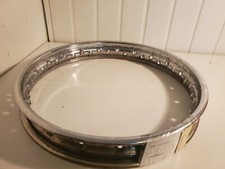 Triumph T21 BATH TUB Dunlop Steel Rim WM2 40 HOLE REAR
