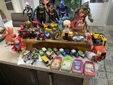 Large Bundle Of Action Figures,toys And Cars Various Makes