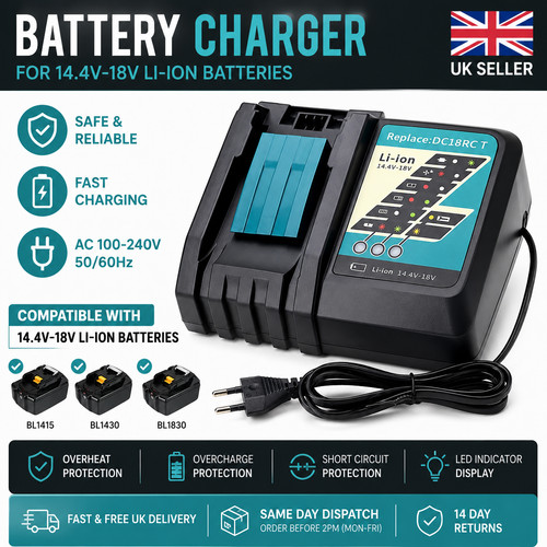 18v battery charger for makita - battery,