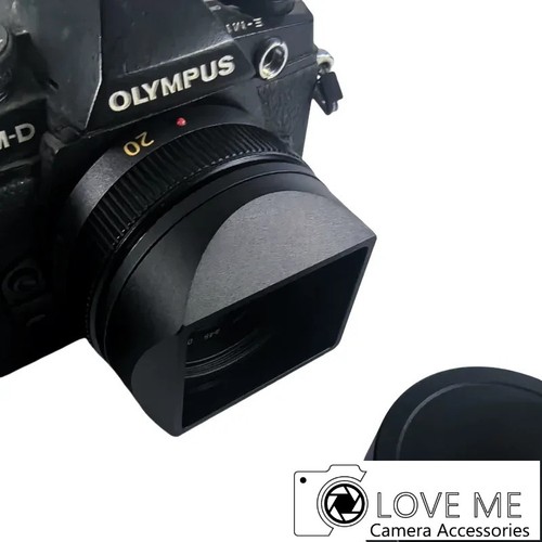 Metal square lens hood - lens,
