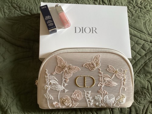 Dior make bag butterflies - make-up,