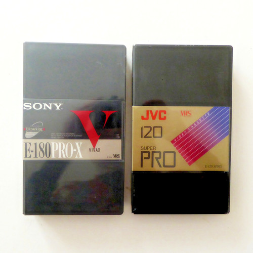 Sony and jvc pro - and, blank