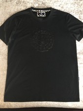 Mens Aquascutum London Black T-Shirt XL-XXL