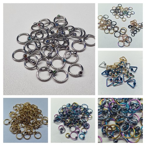290x bcr body jewellery - bcr, joblot