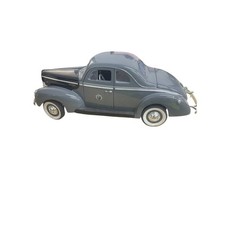 1940 Ford Coupe Highway Patrol Car  American Police Delux Collectable Vintage 