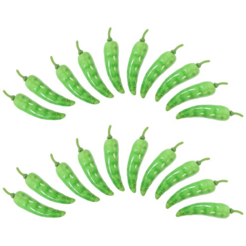 20pcs mini artificial chili - 20pcs,