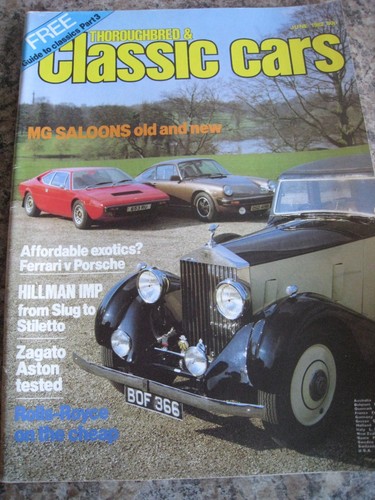 Classic cars jun 1982 - 1982, mg