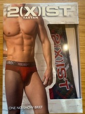 2(X)IST Tartan No Show Briefs