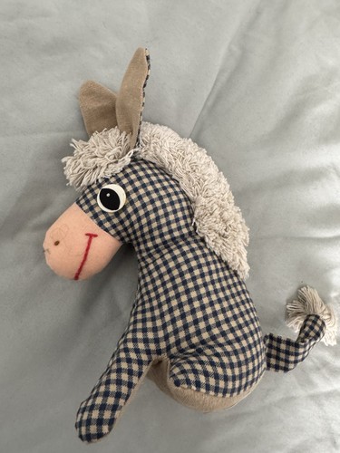 Donkey soft toy handmade - toy, in